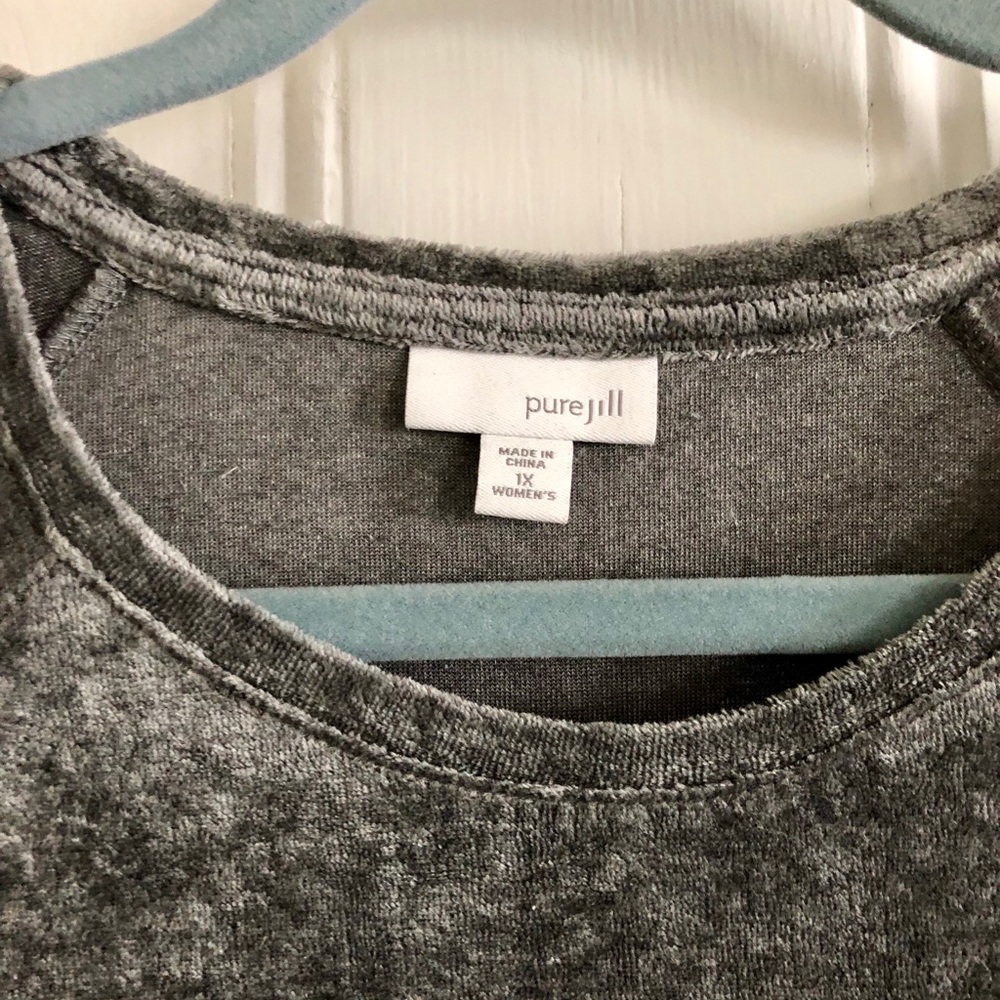 Velour Pure Jill collection tunic/ crew neck dress